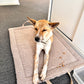 Teddyreisematte Hund - Beige