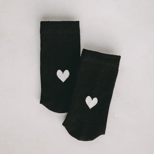 Socken Herz, Black Edition, Gr. 39-42