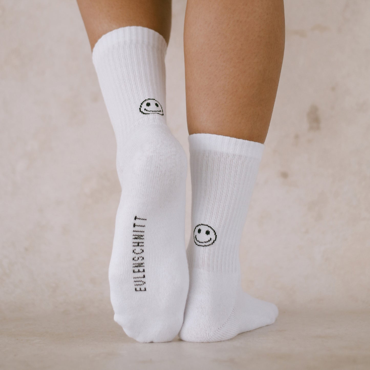 Socken Smily, White Edition, Gr. 39-42