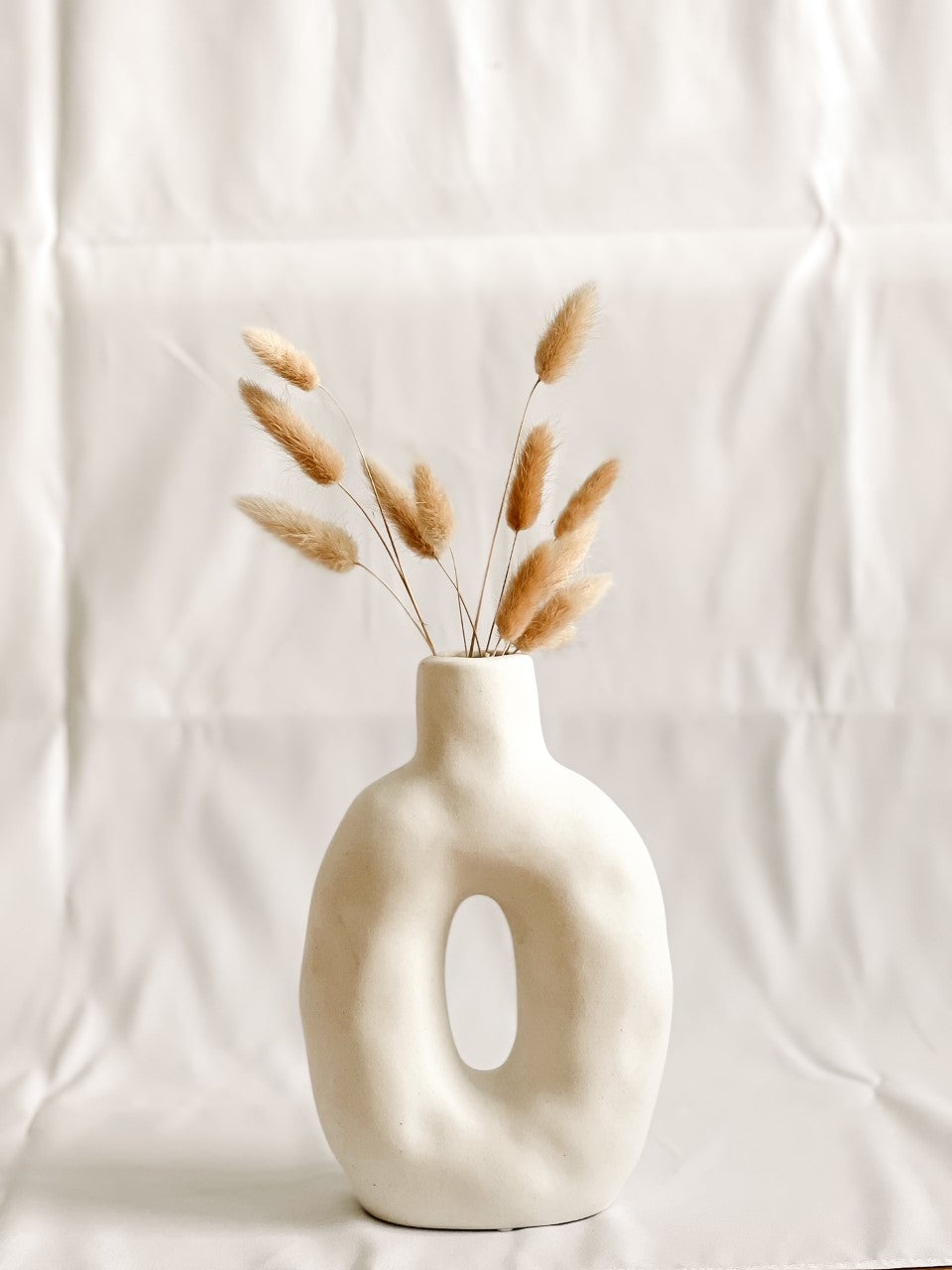 Vase beige Oval – MATIRI LIVING